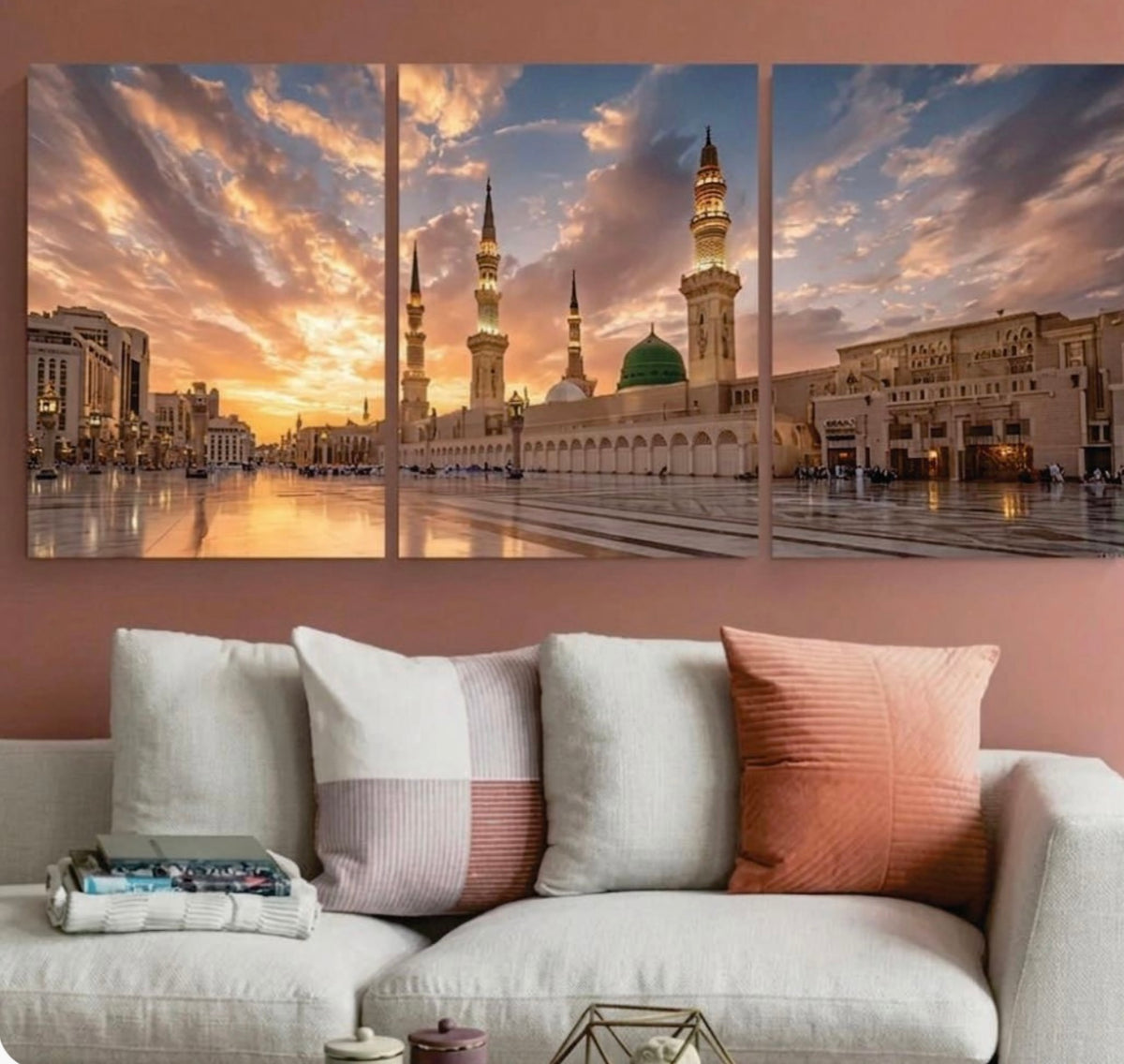 Set Of 3 Premium Wall Art Photo Tiles – Modern Home Decor Sets 8x11