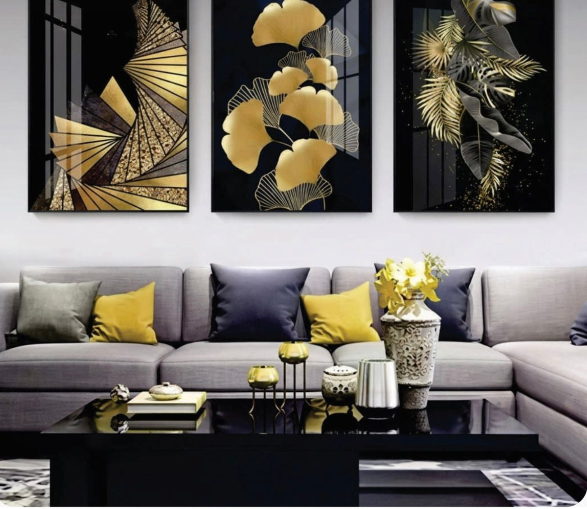 Set Of 3 Premium Wall Art Photo Tiles – Modern Home Decor Sets 8x11