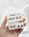 : 7-Day Weekly Stud Earrings Set – Cute Daily Wear Jewelry Pack